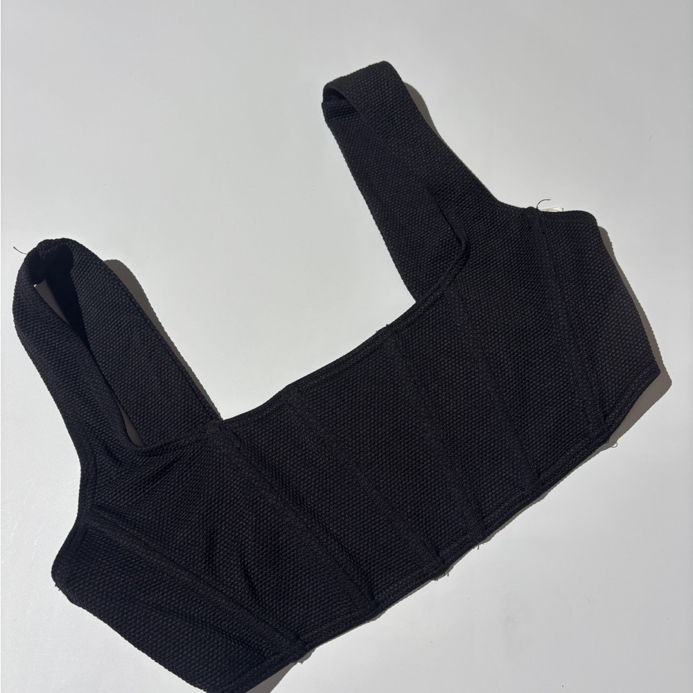 L*Space Black Textured Bralette